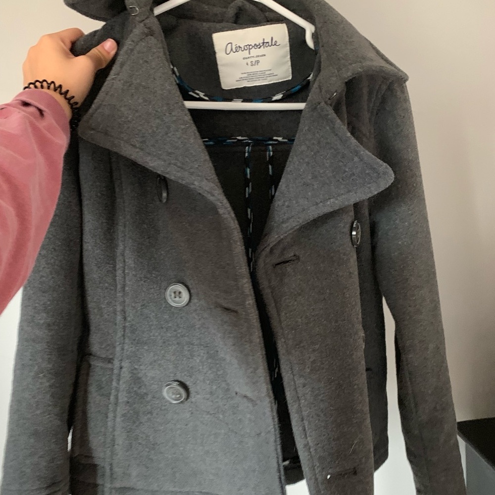 Gray Pea Coat